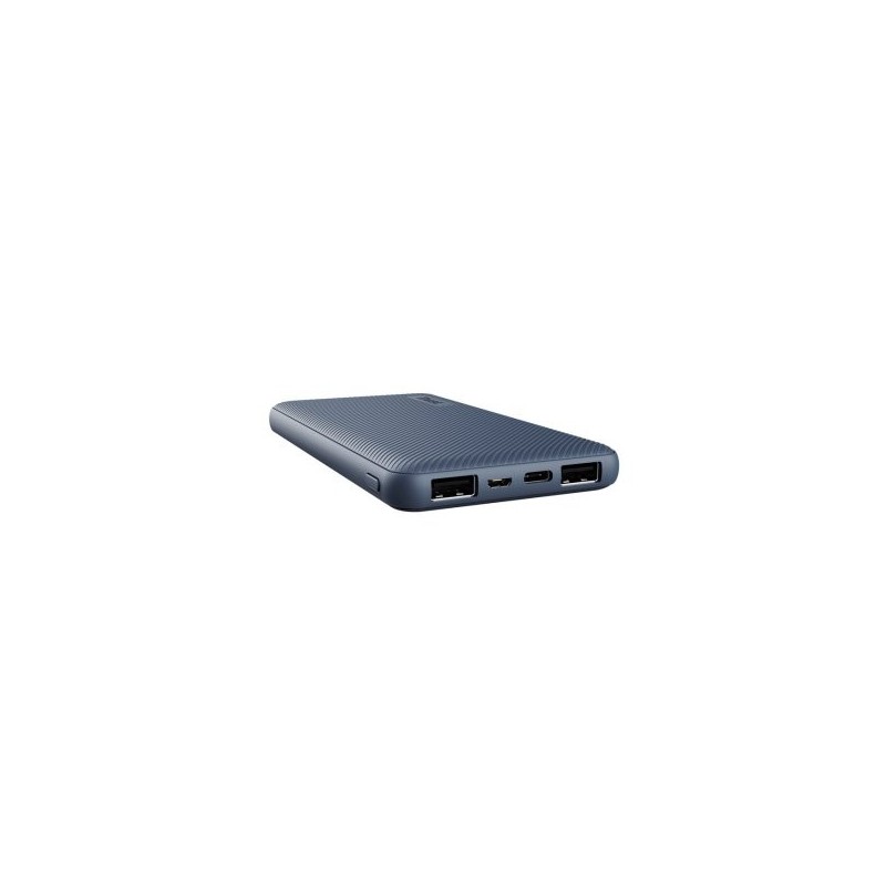 POWERBANK UNIVERSAL TRUST URBAN PRIMO ECO 10000 ULTRAFINA 25028 AZUL 10000MAH - 2 X USB-A - 1 USB-C*