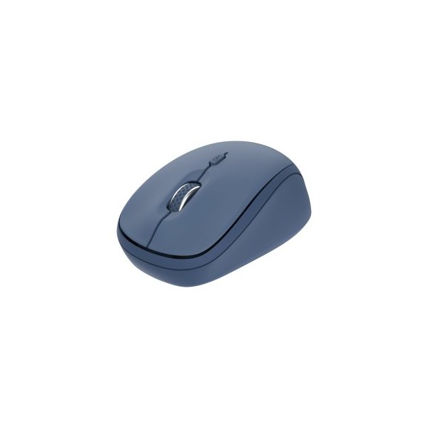 MOUSE TRUST WIRELESS Y BLUETOOTH YVI+ AZUL 1600DPI AJUSTABLE 3 BOTONES 3 DISPOSITIVOS