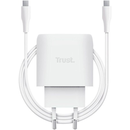 Cargador de Pared GaN Trust Maxo 45W/ 1xUSB Tipo-C/ Incluye Cable USB Tipo-C/ 45W
