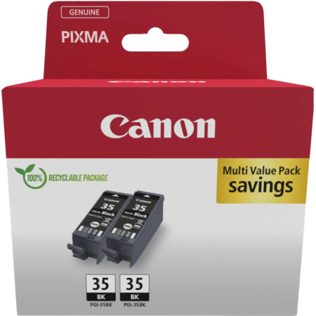 Cartucho tinta canon pgi - 35 twin pack