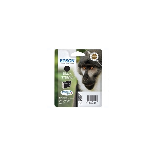 Cartucho tinta epson t0891 negro 3.5ml s20 - sx105 - sx200 - sx205 - sx 405 - mono