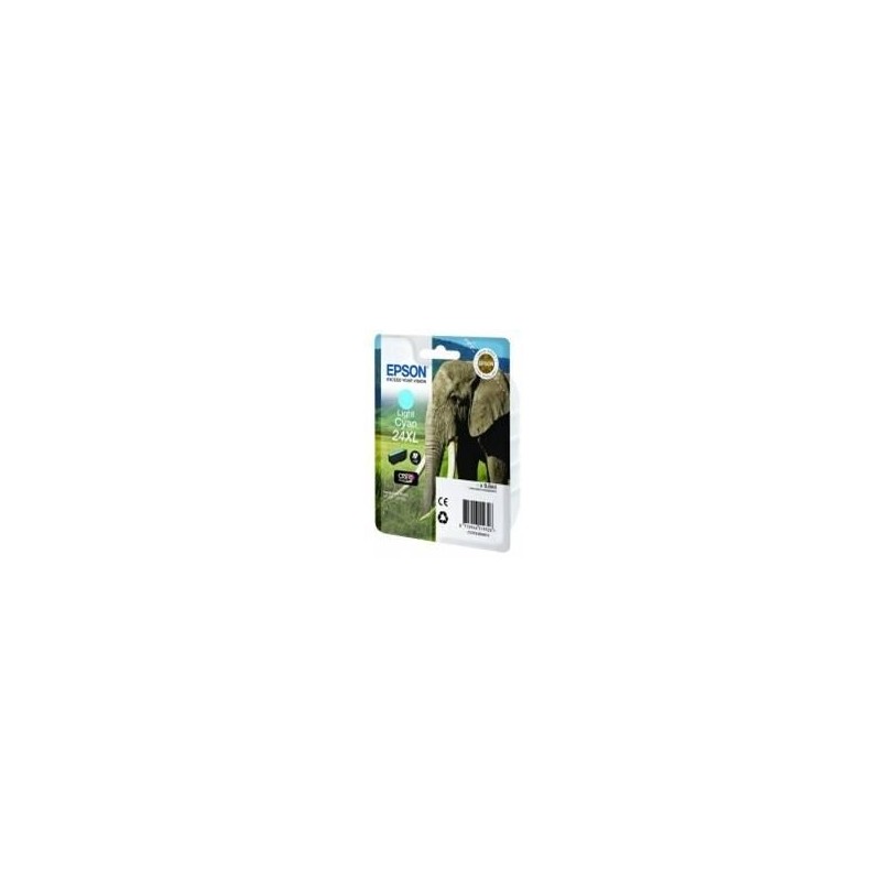 Cartucho tinta epson t243540 cian claro xl xp - 750 c13t24354010 - elefante