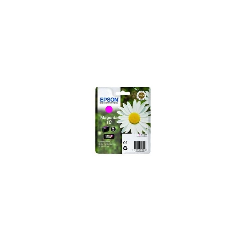 Cartucho tinta epson t180340 magenta xp - 102 - 205 - 305 - 405 - 30 - margarita