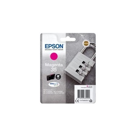 Cartucho tinta epson c13t35834010 magenta durabrite ultra ink 35 - 650 paginas - candado