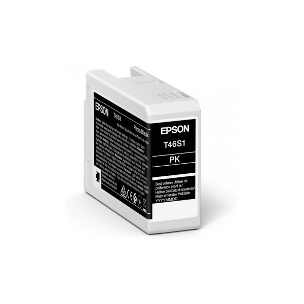 Cartucho tinta epson photo negro t46s1 ultrachrome pro 10 ink 25ml sc - p700