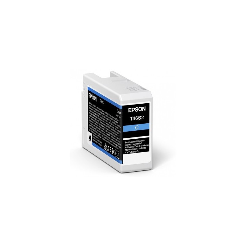 Cartucho tinta epson cyan t46s2 ultrachrome pro 10 ink 25ml sc - p700