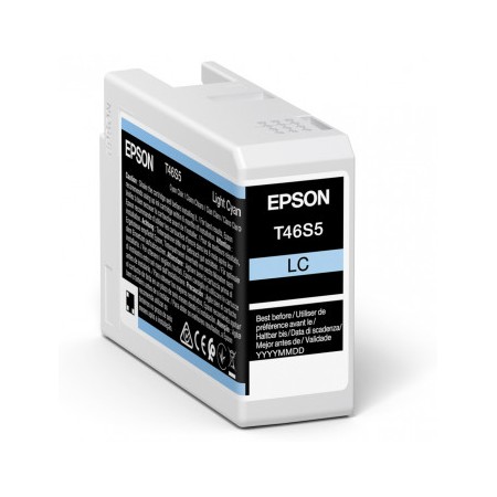 Cartucho tinta epson singlepack light cyan t46s5 ultrachrome pro 10 ink 25ml sc - p700