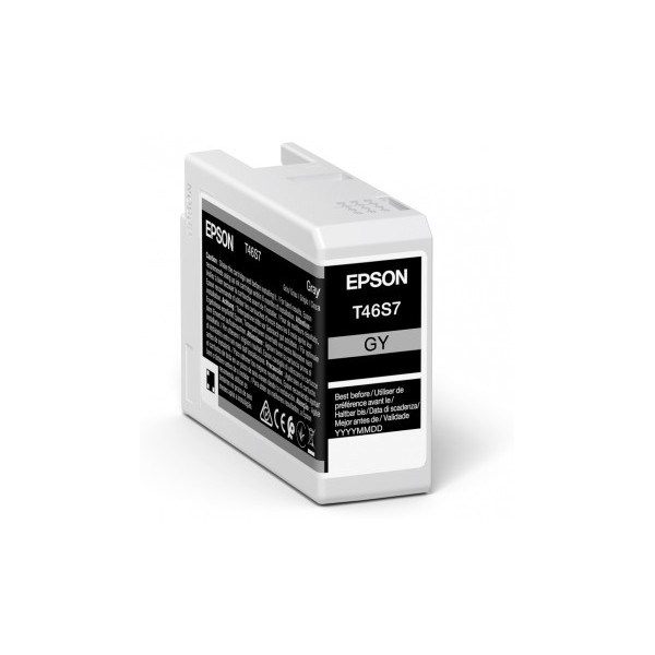 Epson singlepack gray t46s7 ultrachrome pro 10 ink 25ml sc - p700