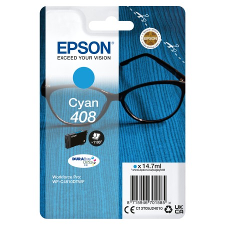 Cartucho tinta epson 408 cian durabrite ultra ink