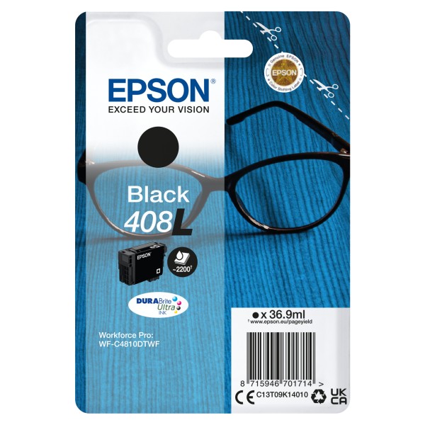Cartucho tinta epson 408l negro durabrite 408l ultra ink
