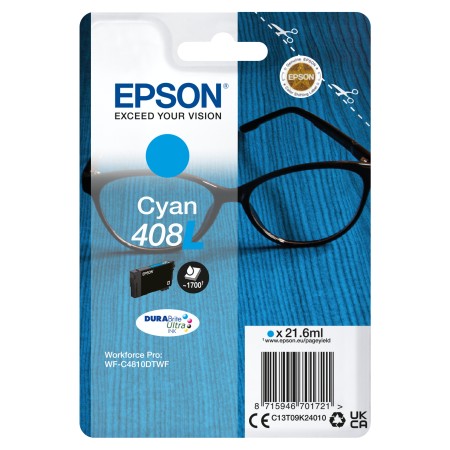 Cartucho tinta epson 408l cian durabrite 408l ultra ink