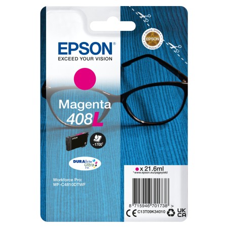 Cartucho tinta epson 408l magenta durabrite 408l ultra ink