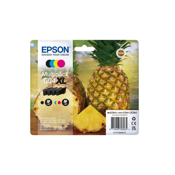 Multipack epson 604xl c13t10h64010 xp2200 wf - 2910 piña