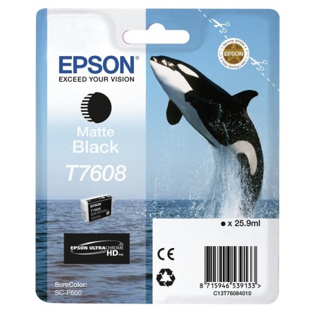 Cartucho tinta epson surecolor sc - p600 negro mate