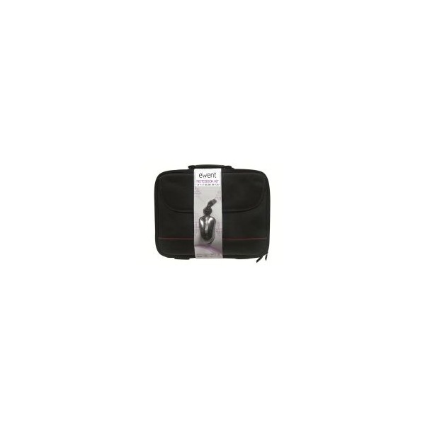 Kit ewent bolsa notebook para portatil 15.6 pulgadas + mouse raton usb