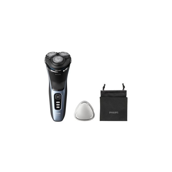 AFEITADORA PHILIPS S3243/12 3 CABEZALES FLEXIBLES 5D USO EN HUMEDO Y SECO INALAMBRICA RECARGABLE
