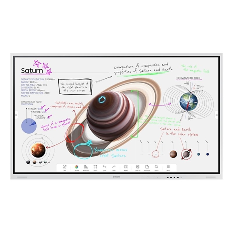 Pantalla interactiva tactil samsung flip pro wm85b 85 pulgadas
