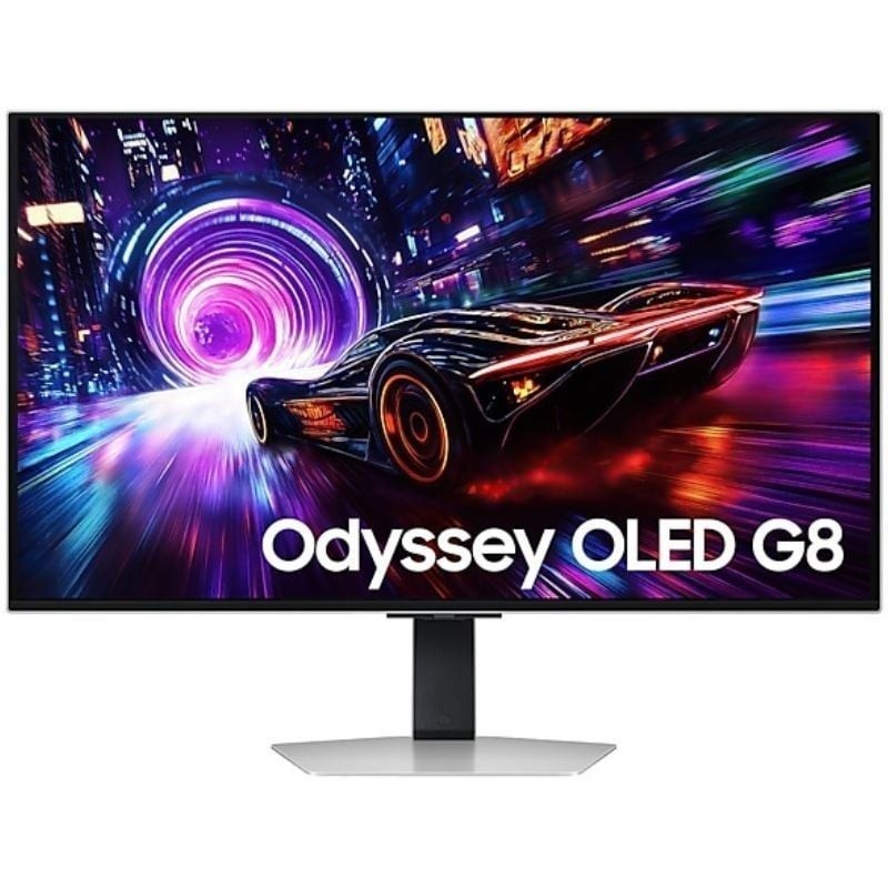 Monitor Gaming Samsung Odyssey OLED G8 S32FG812SU 32″/ 4K/ 0.03ms/ 240Hz/ QD-OLED/ Multimedia/ Regulable en altura/ Plata