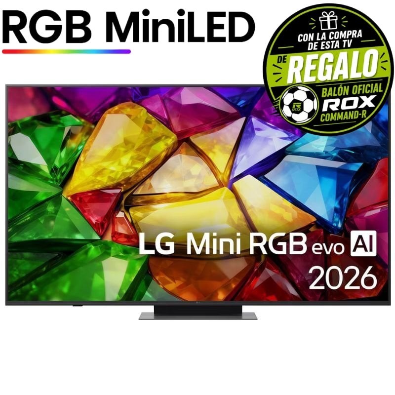 Televisor LG Mini RGB evo AI MRGB86 65MRGB86B6A 65″/ Ultra HD 4K/ Smart TV/ WiFi