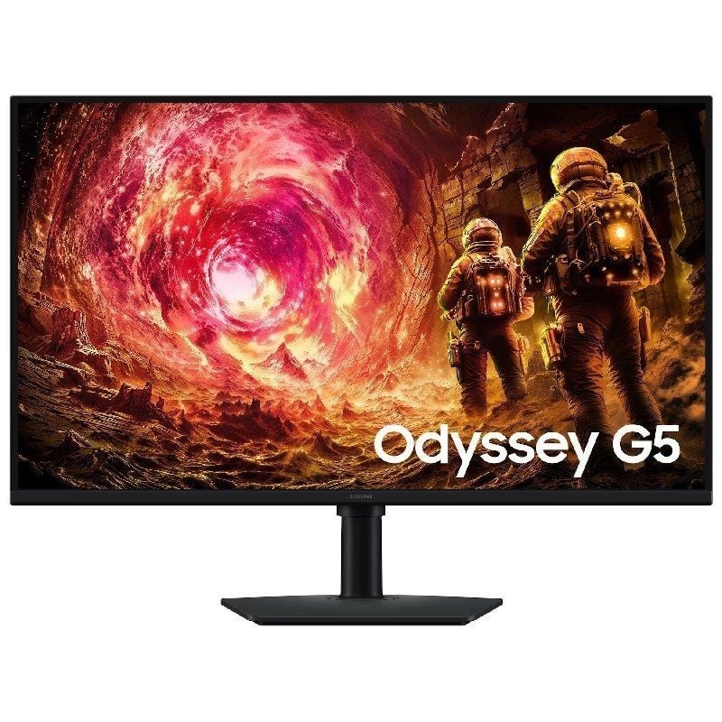 Monitor Gaming Samsung Odyssey G5 S32FG502EU 32″/ QHD/ 1ms/ 180Hz/ IPS/ Regulable en altura/ Negro