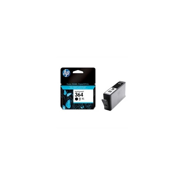 Cartucho tinta hp 364 cb316ee negro 6ml b8550 - d5460 - c6380 - c5380