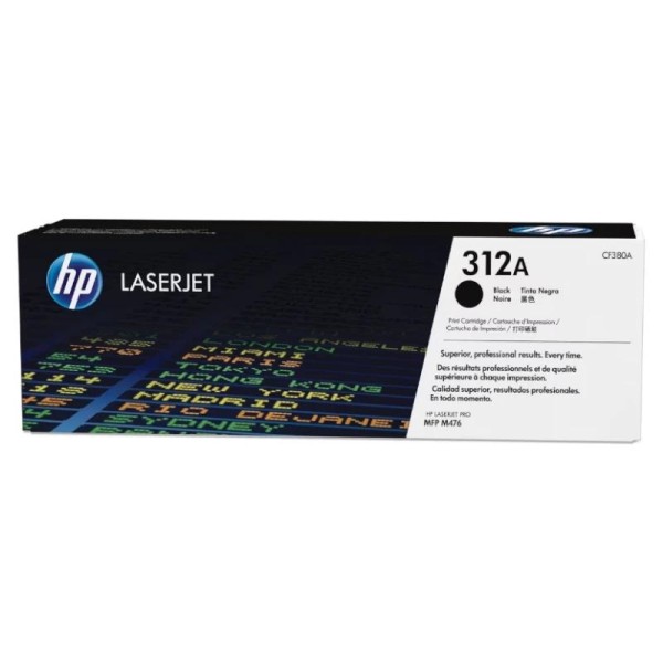 HP Tóner 312A Negro