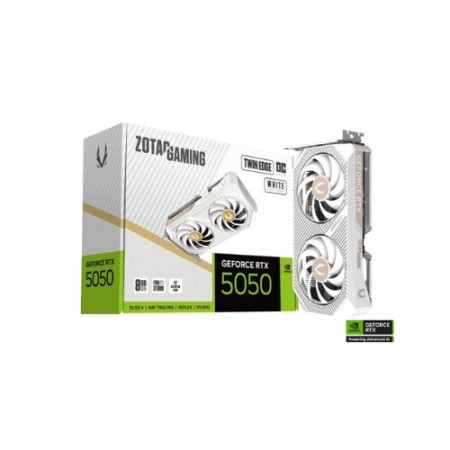 Tarjeta grafica zotac gaming rtx 5050 twin edge oc 8gb gddr6 - 3x dp - 1x hdmi pci express 5.0