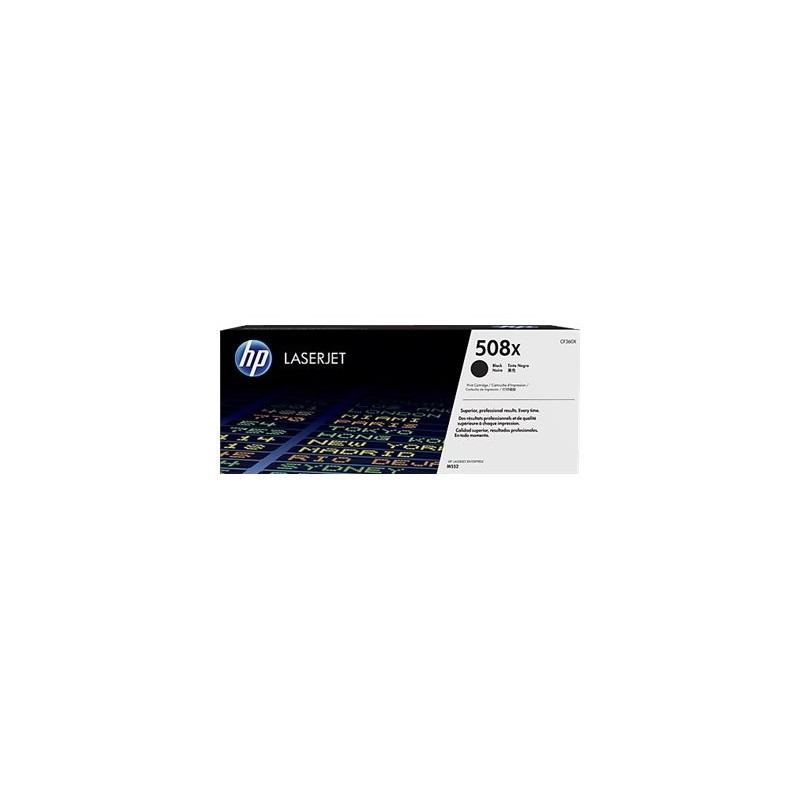 Toner hp 508x cf360x negro m577 alto rendimiento