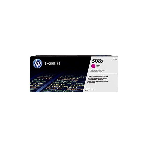 Toner hp 508x cf363x magenta m577 alto rendimiento
