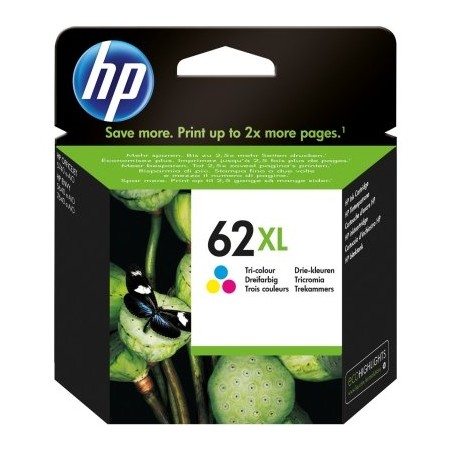 HP Cartucho 62XL Tricolor