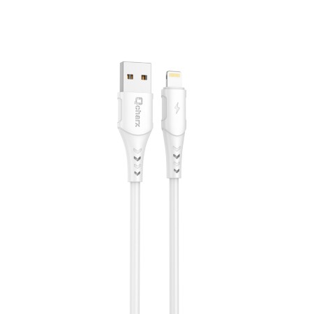 Cable qcharx lisbon usb a tipo c 3a - 1 m - pvc blanco