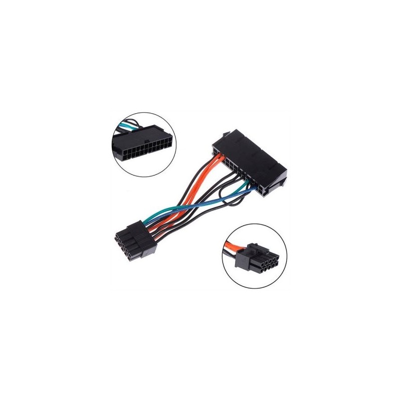 CABLE ADAPTADOR DE FUENTE DE ALIMENTACION STANDARD PARA ORDENADORES LENOVO 24PINS a 10PINS (VALIDO P