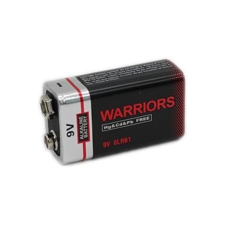 PILAS 6LR61 WARRIORS ALCALINA 9V 1 PILA