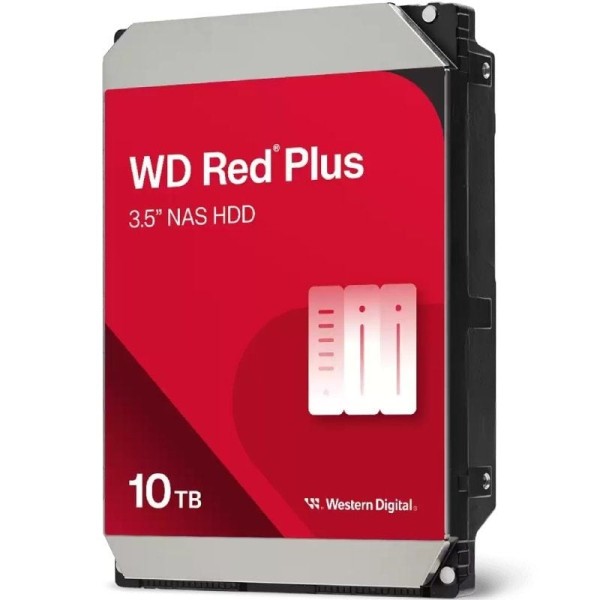 Disco Duro Western Digital WD Red Plus NAS 10TB/ 3.5″/ SATA III/ 512MB