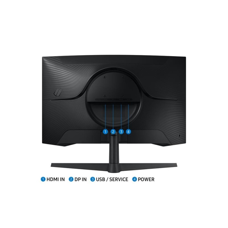 Monitor gaming samsung 27 pulgadas ls27cg552euxen odissey curvo