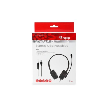 Auriculares usb equip 245301 negro