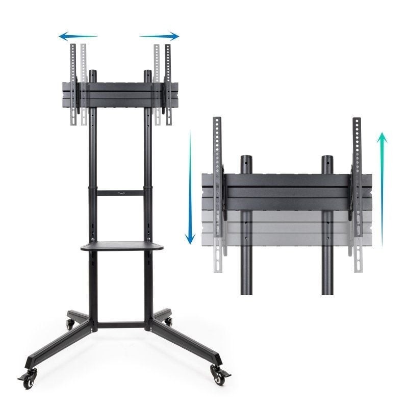 Tooq FS1170M-B Soporte suelo ruedas Ramsés 37″-70″