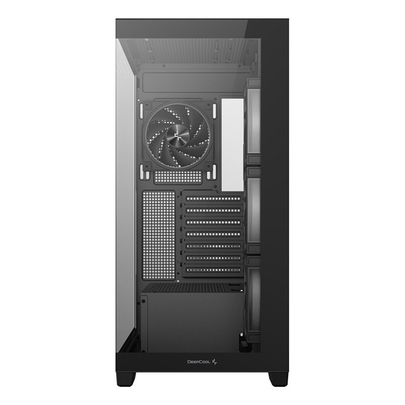 Caja ordenador gaming atx deepcool cg580v2 cristal templado negro