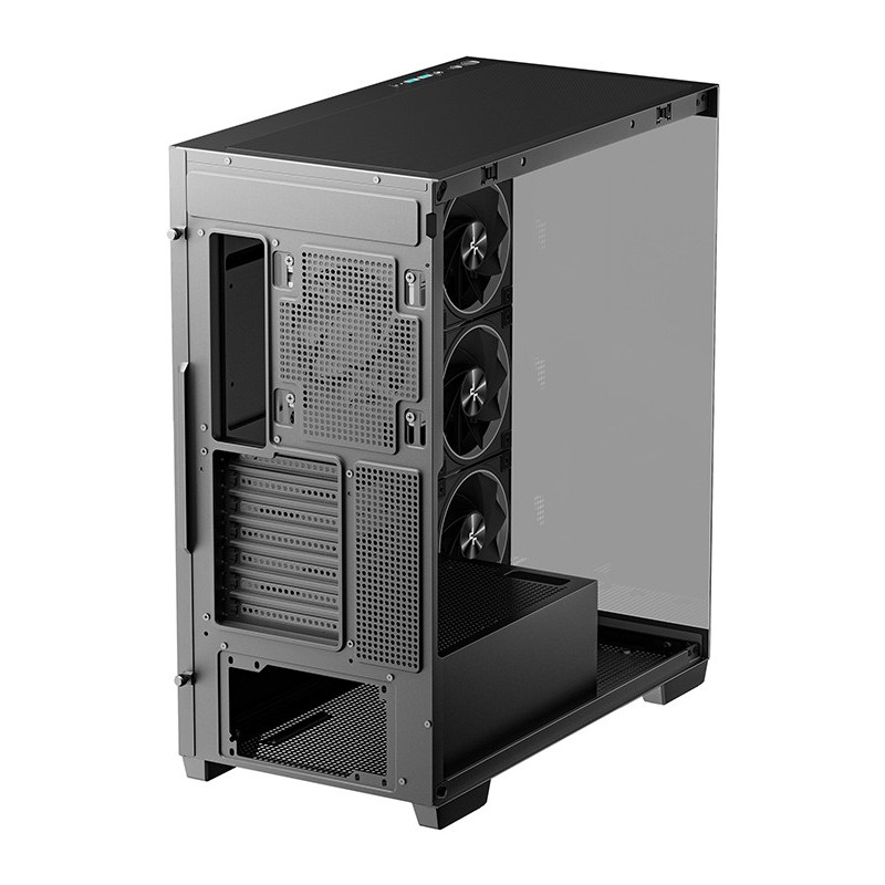 Caja ordenador gaming atx deepcool cg580v2 cristal templado negro