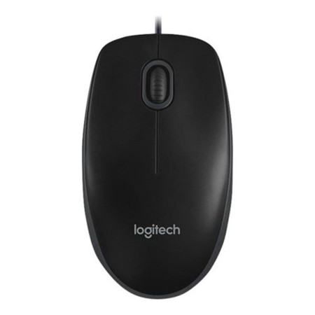Logitech B100 Ratón Negro OEM