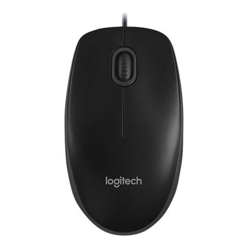 Logitech B100 Ratón Negro OEM