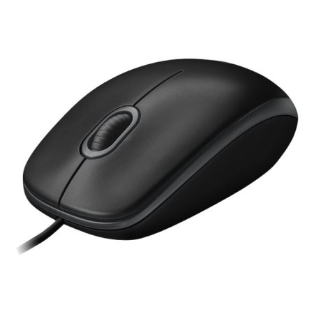 Logitech B100 Ratón Negro OEM
