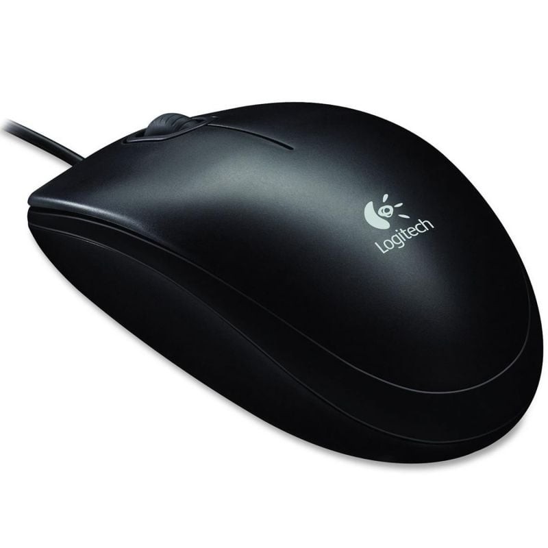 Logitech B100 Ratón Negro OEM