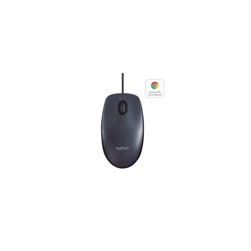 Logitech B100 Ratón Negro OEM