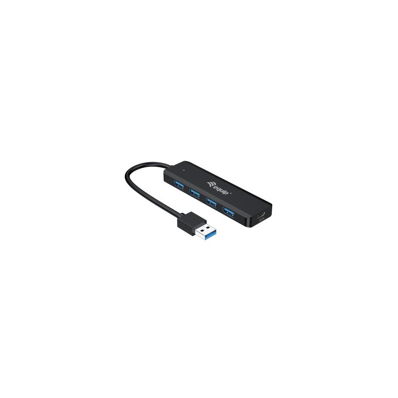 Hub usb equip life a 4 x usb 3.2 - 1 x usb tipo c + adaptador usb tipo c