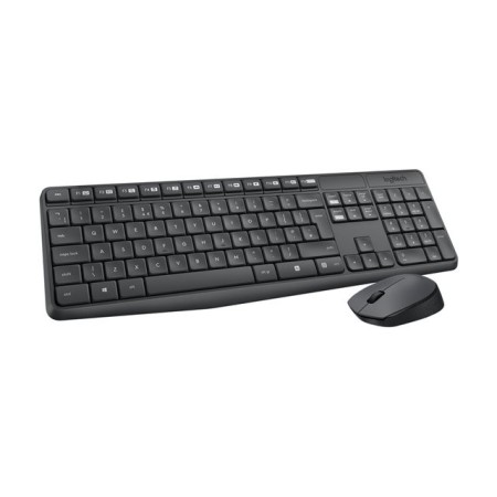 Teclado + mouse logitech mk235 wireless inalambrico portugues