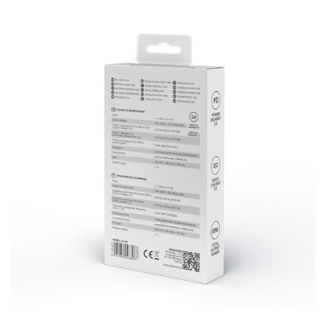 CARGADOR SAVIO LA-05 DUAL 18W USB 3.0 + CABLE