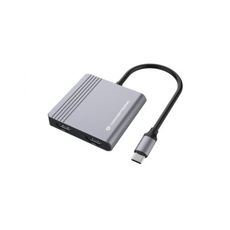 Hub usb tipo c conceptronic donn13g 2 x hdmi - 1 x usb 3.0 - 1 x usb tipo c