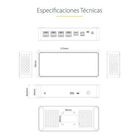 Docking station startech 15 en 1