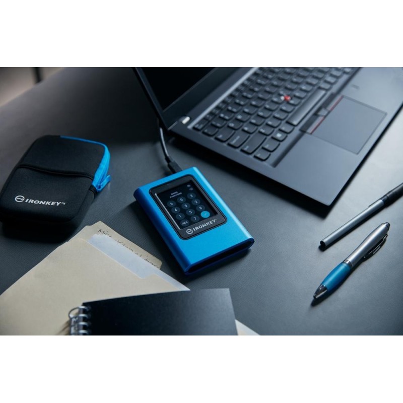 Disco duro externo ssd kingston ironkey vault privacy 80 1.92tb usb tipo c